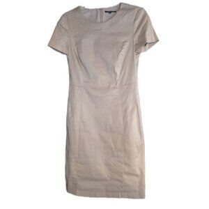 Strenesse Gabriele Strehle Stretch Cotton Sheath Dress – Size US 4